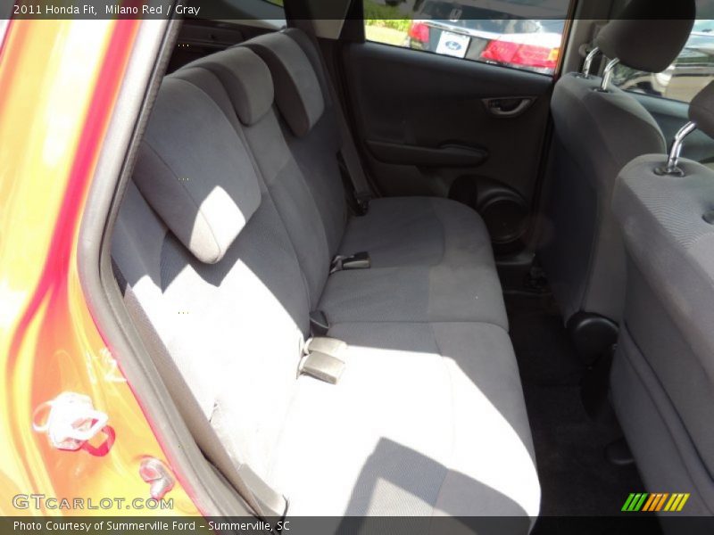 Milano Red / Gray 2011 Honda Fit