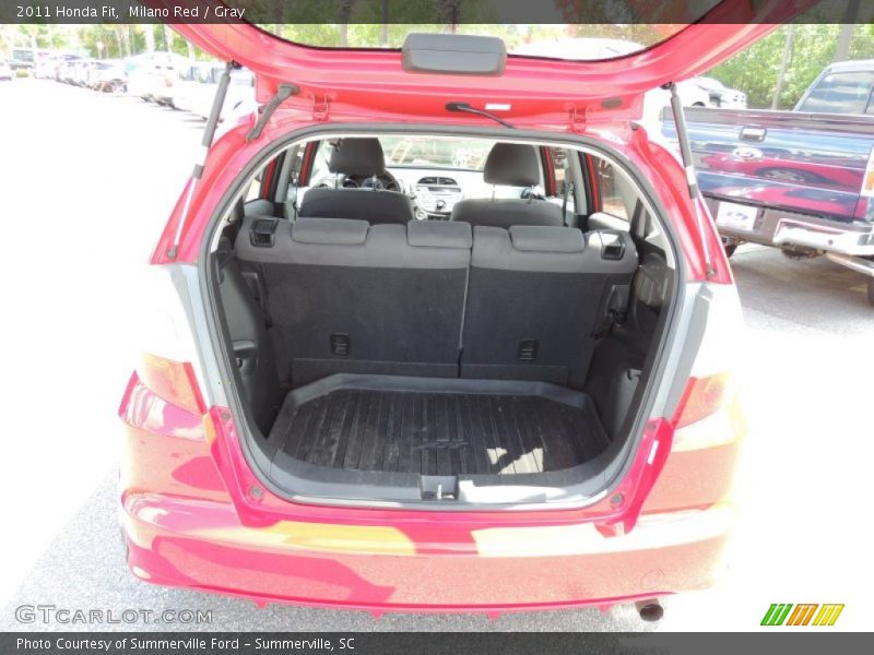 Milano Red / Gray 2011 Honda Fit