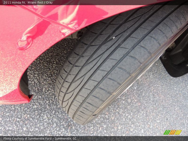 Milano Red / Gray 2011 Honda Fit