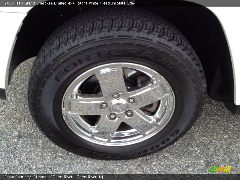 Stone White / Medium Slate Gray 2006 Jeep Grand Cherokee Limited 4x4