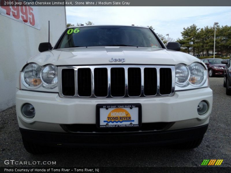 Stone White / Medium Slate Gray 2006 Jeep Grand Cherokee Limited 4x4