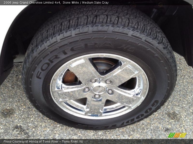 Stone White / Medium Slate Gray 2006 Jeep Grand Cherokee Limited 4x4