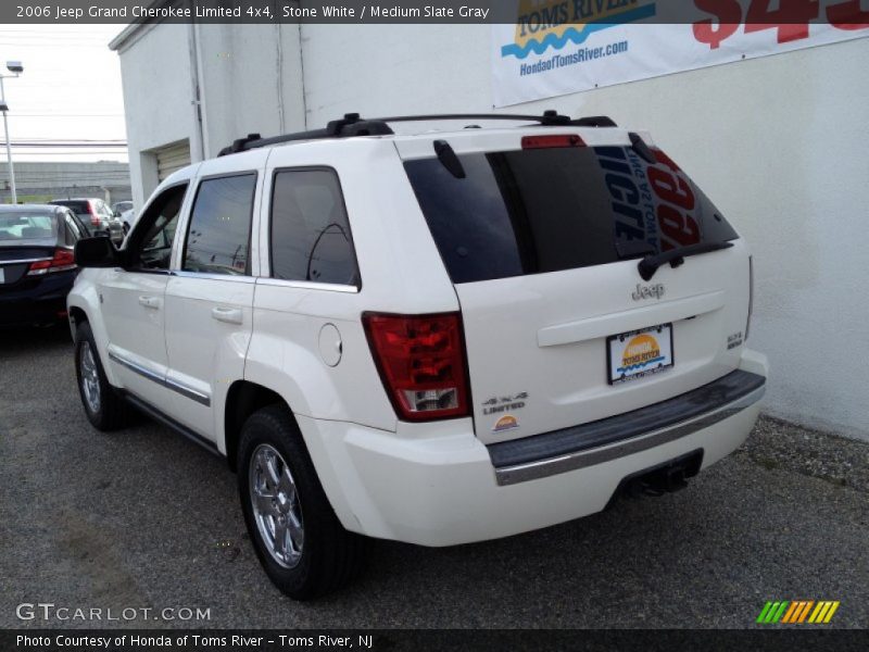 Stone White / Medium Slate Gray 2006 Jeep Grand Cherokee Limited 4x4