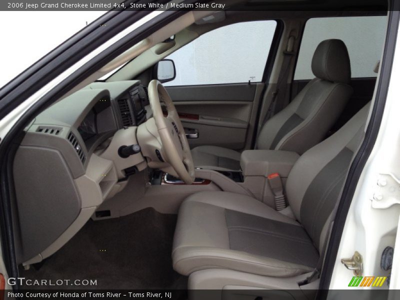 Stone White / Medium Slate Gray 2006 Jeep Grand Cherokee Limited 4x4
