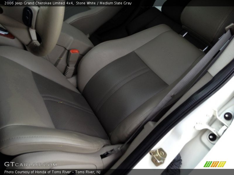 Stone White / Medium Slate Gray 2006 Jeep Grand Cherokee Limited 4x4
