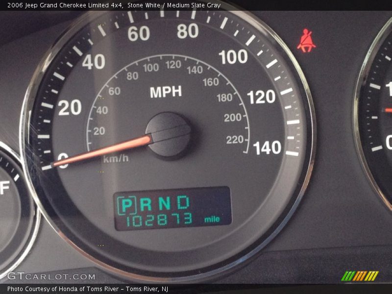 Stone White / Medium Slate Gray 2006 Jeep Grand Cherokee Limited 4x4