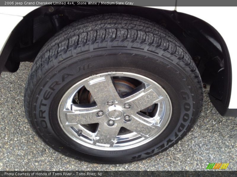 Stone White / Medium Slate Gray 2006 Jeep Grand Cherokee Limited 4x4