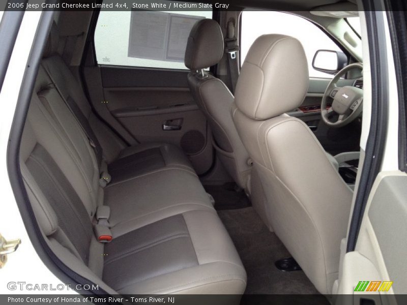 Stone White / Medium Slate Gray 2006 Jeep Grand Cherokee Limited 4x4