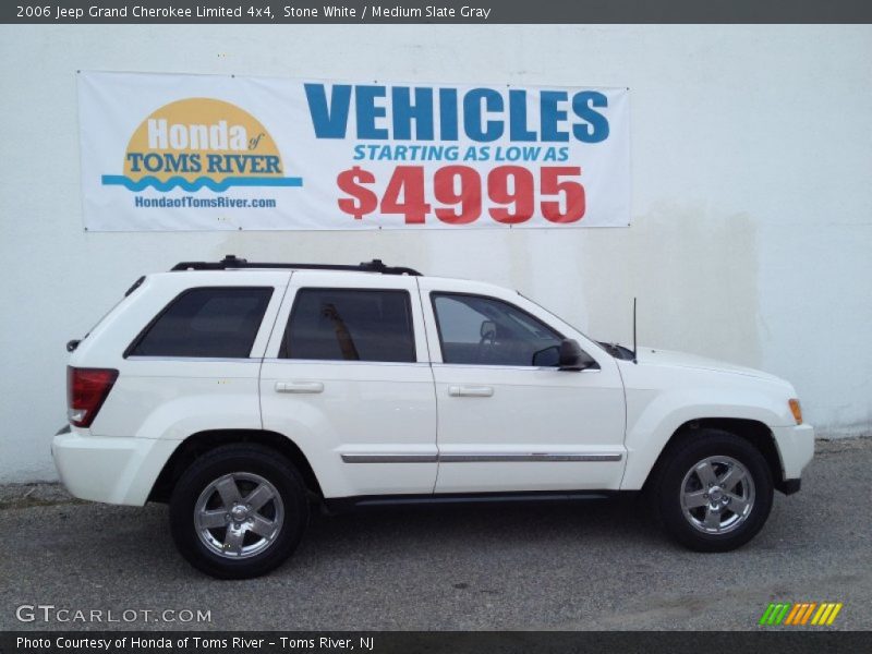 Stone White / Medium Slate Gray 2006 Jeep Grand Cherokee Limited 4x4