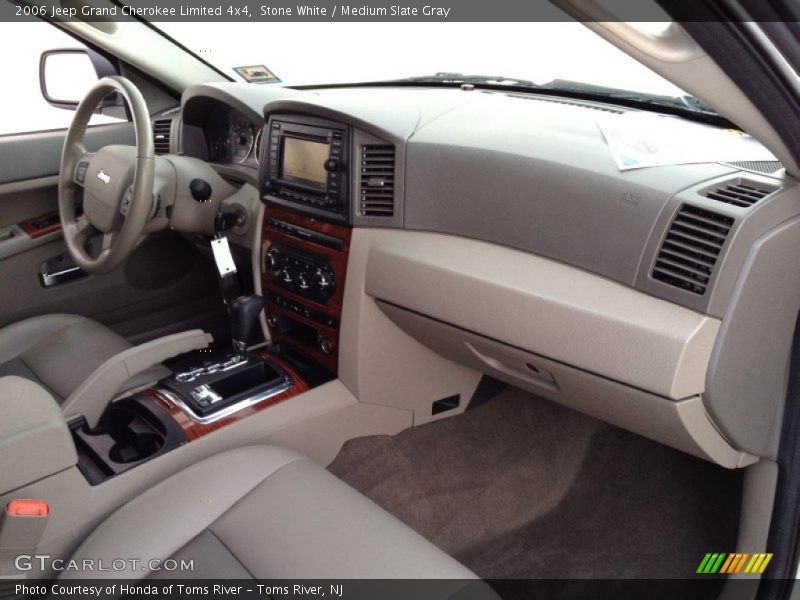 Stone White / Medium Slate Gray 2006 Jeep Grand Cherokee Limited 4x4
