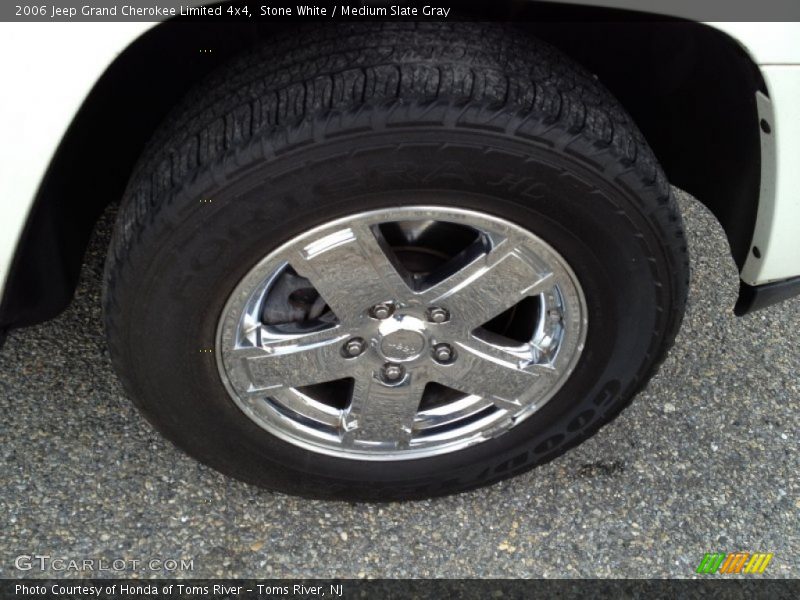 Stone White / Medium Slate Gray 2006 Jeep Grand Cherokee Limited 4x4