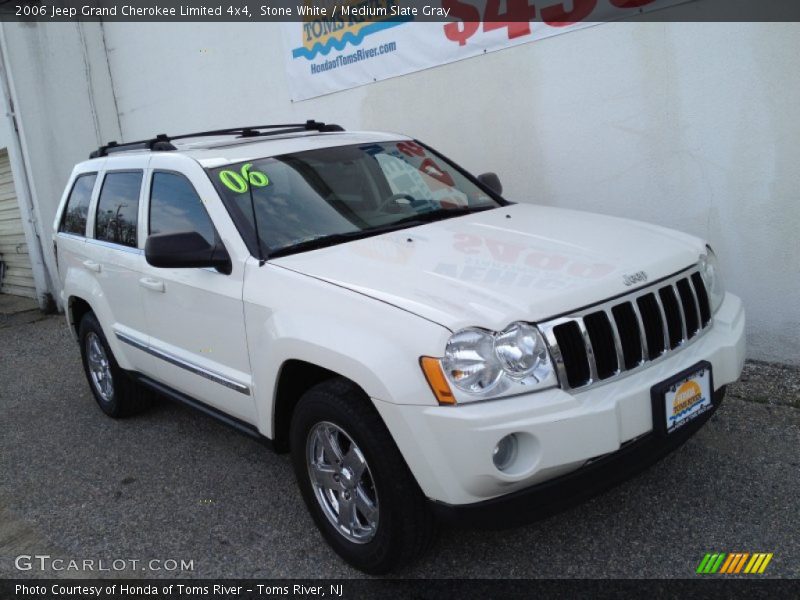 Stone White / Medium Slate Gray 2006 Jeep Grand Cherokee Limited 4x4