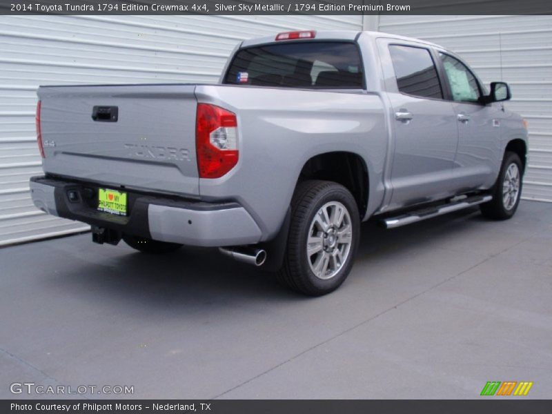 Silver Sky Metallic / 1794 Edition Premium Brown 2014 Toyota Tundra 1794 Edition Crewmax 4x4