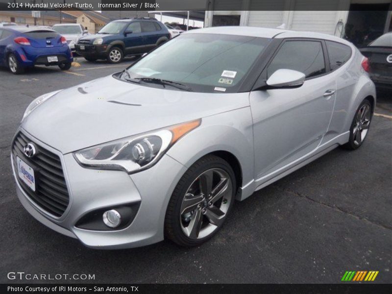 Ironman Silver / Black 2014 Hyundai Veloster Turbo