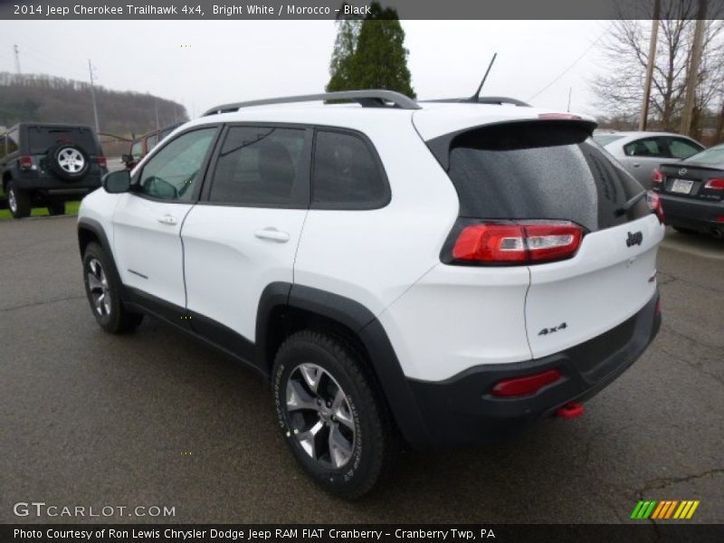 Bright White / Morocco - Black 2014 Jeep Cherokee Trailhawk 4x4