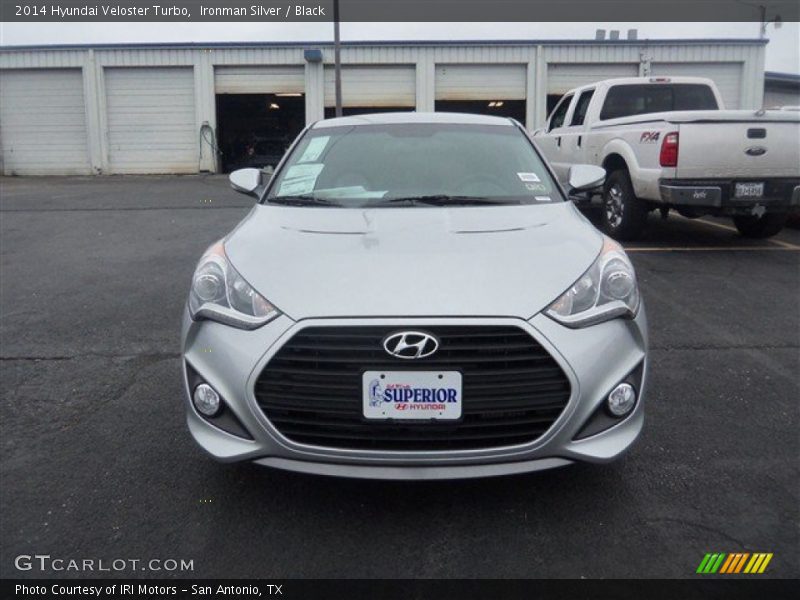 Ironman Silver / Black 2014 Hyundai Veloster Turbo
