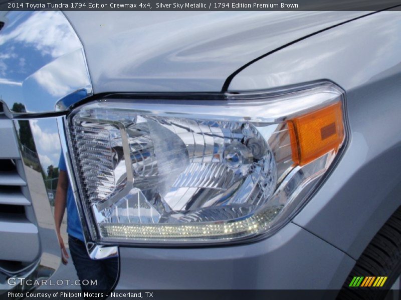 Silver Sky Metallic / 1794 Edition Premium Brown 2014 Toyota Tundra 1794 Edition Crewmax 4x4