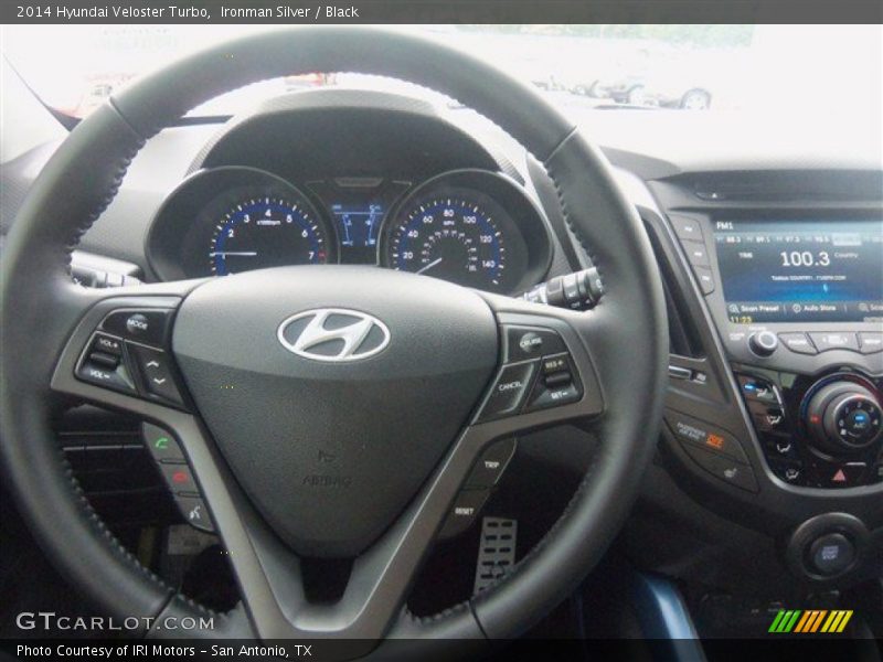 Ironman Silver / Black 2014 Hyundai Veloster Turbo