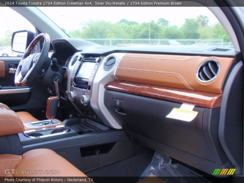 Silver Sky Metallic / 1794 Edition Premium Brown 2014 Toyota Tundra 1794 Edition Crewmax 4x4