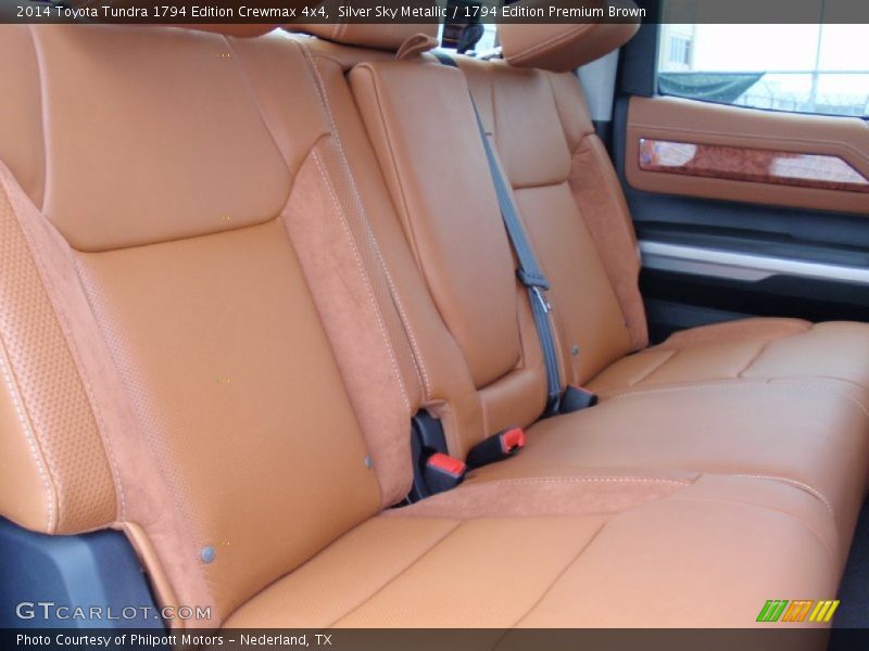 Silver Sky Metallic / 1794 Edition Premium Brown 2014 Toyota Tundra 1794 Edition Crewmax 4x4