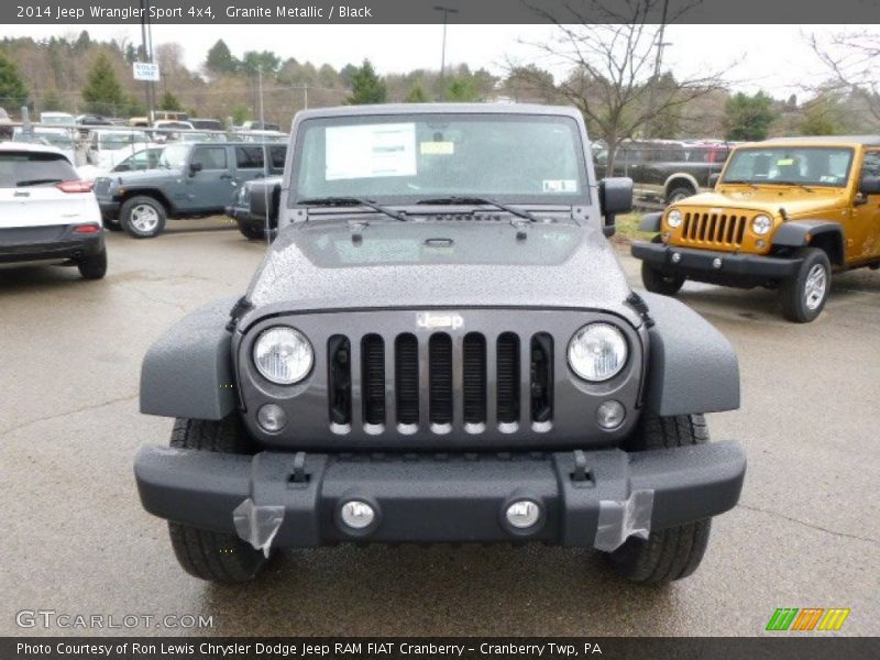 Granite Metallic / Black 2014 Jeep Wrangler Sport 4x4