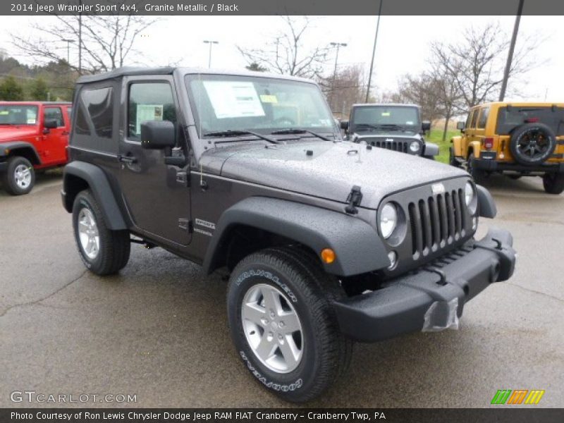 Granite Metallic / Black 2014 Jeep Wrangler Sport 4x4