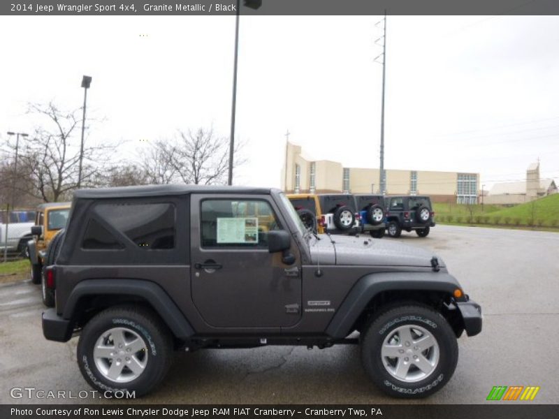 Granite Metallic / Black 2014 Jeep Wrangler Sport 4x4