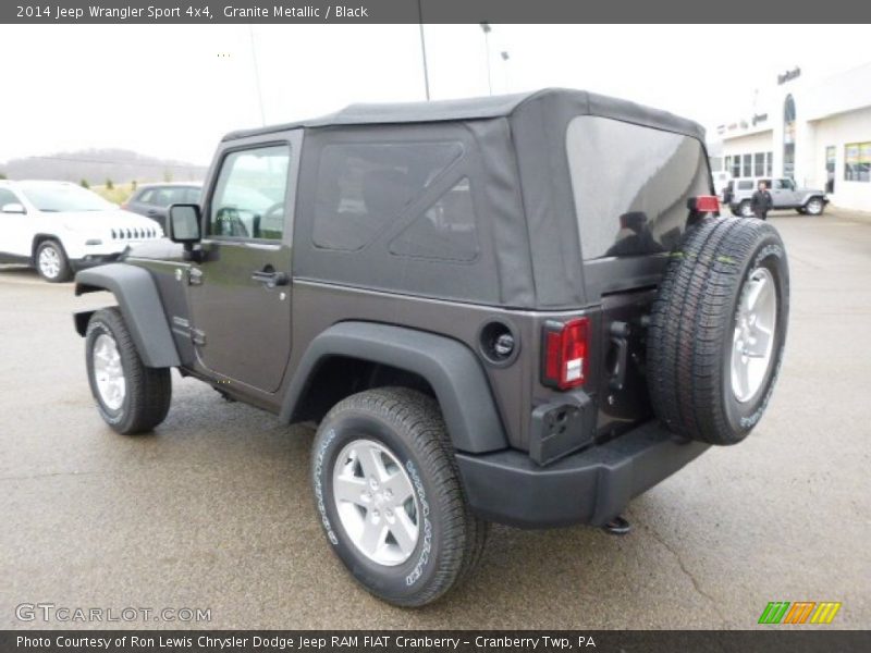 Granite Metallic / Black 2014 Jeep Wrangler Sport 4x4
