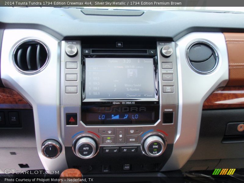 Silver Sky Metallic / 1794 Edition Premium Brown 2014 Toyota Tundra 1794 Edition Crewmax 4x4