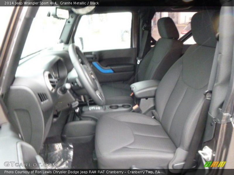 Granite Metallic / Black 2014 Jeep Wrangler Sport 4x4