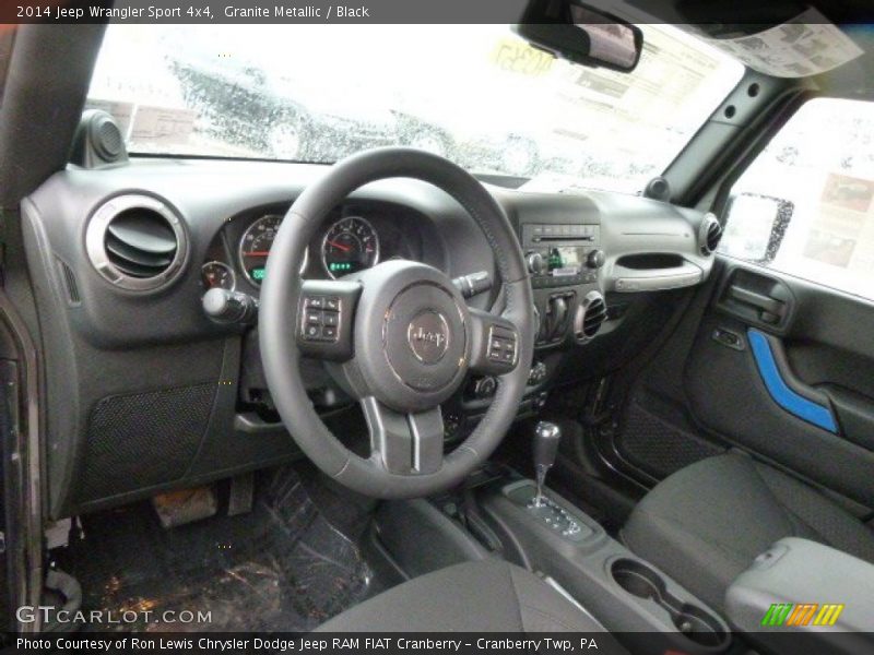 Granite Metallic / Black 2014 Jeep Wrangler Sport 4x4