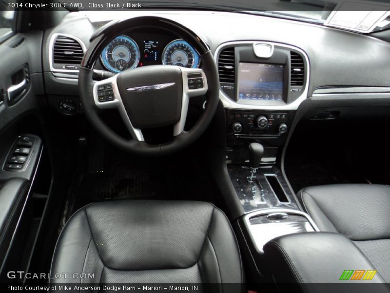 Gloss Black / Black 2014 Chrysler 300 C AWD