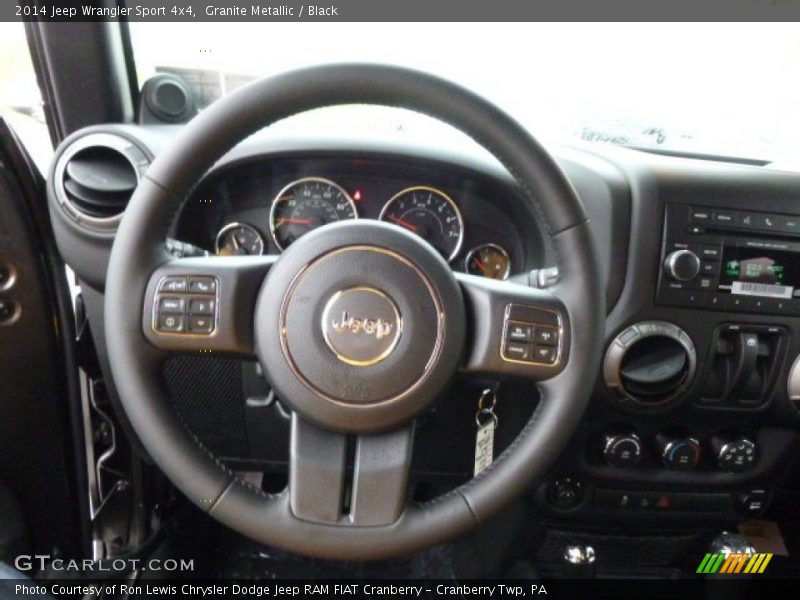 Granite Metallic / Black 2014 Jeep Wrangler Sport 4x4