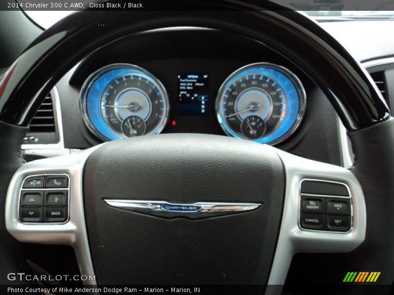Gloss Black / Black 2014 Chrysler 300 C AWD