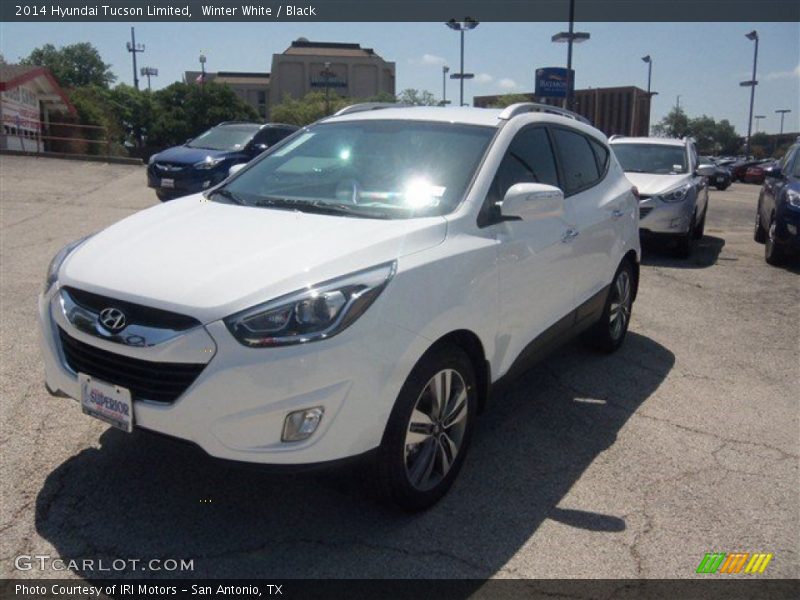 Winter White / Black 2014 Hyundai Tucson Limited