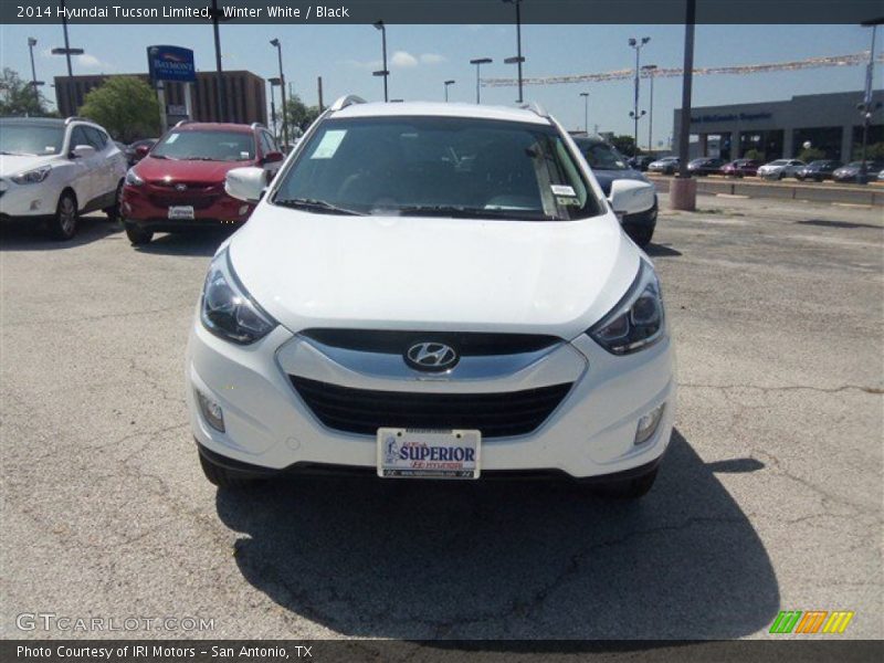 Winter White / Black 2014 Hyundai Tucson Limited