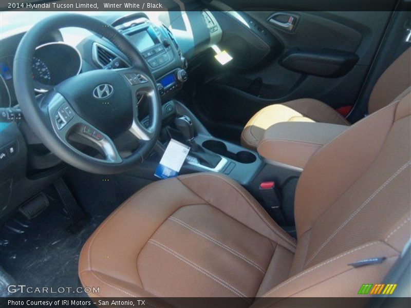 Winter White / Black 2014 Hyundai Tucson Limited