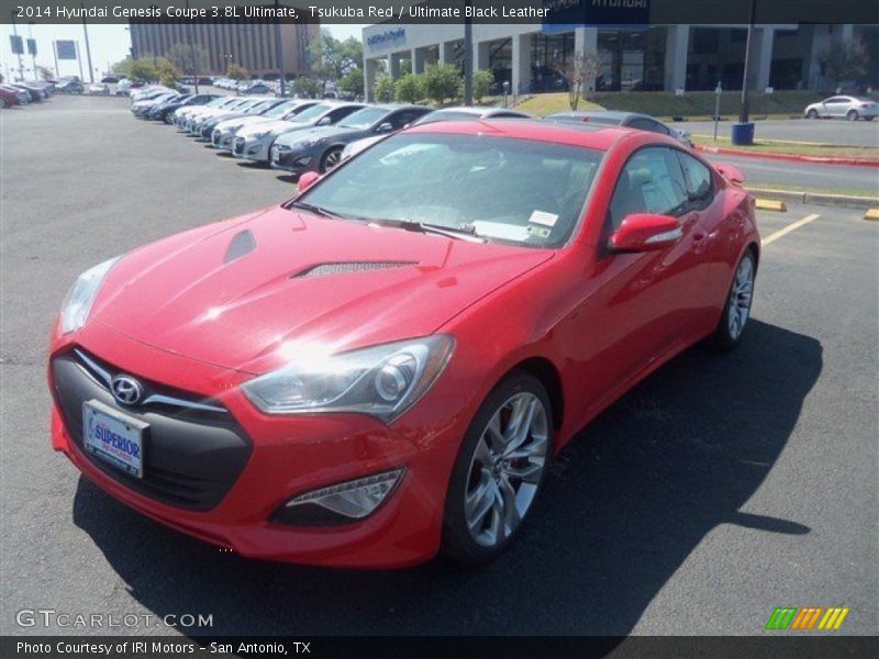 Tsukuba Red / Ultimate Black Leather 2014 Hyundai Genesis Coupe 3.8L Ultimate