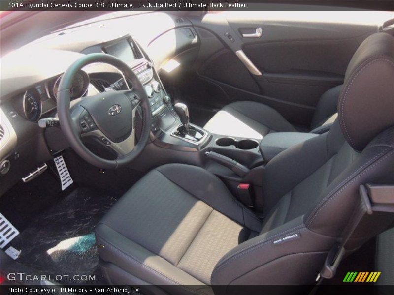 Ultimate Black Leather Interior - 2014 Genesis Coupe 3.8L Ultimate 