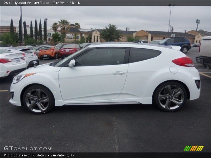 Elite White / Black 2014 Hyundai Veloster Turbo