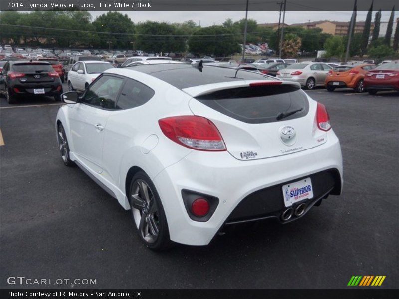 Elite White / Black 2014 Hyundai Veloster Turbo