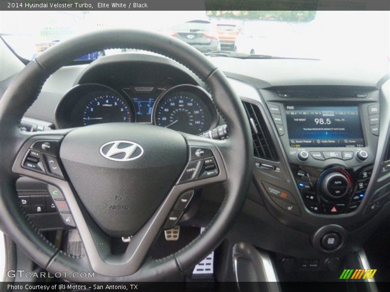 Elite White / Black 2014 Hyundai Veloster Turbo