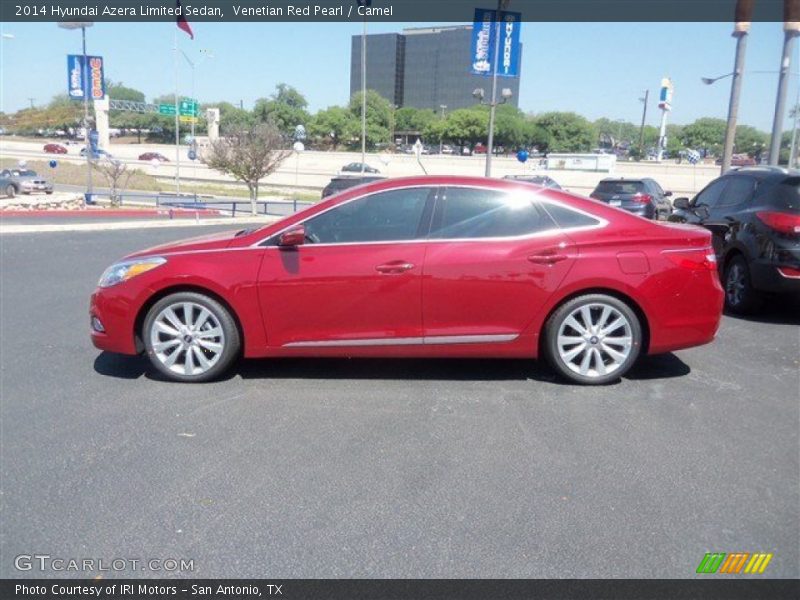 Venetian Red Pearl / Camel 2014 Hyundai Azera Limited Sedan