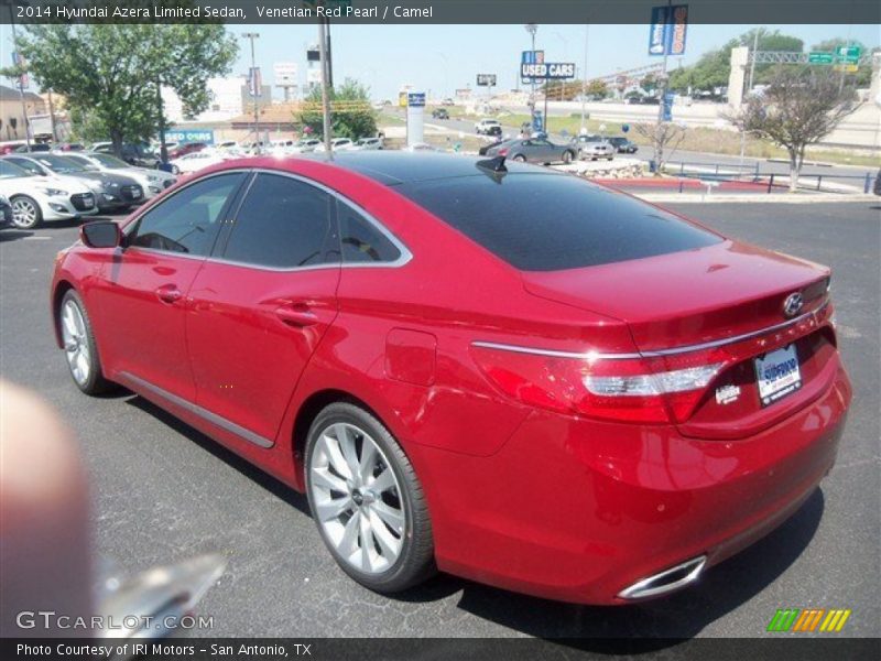 Venetian Red Pearl / Camel 2014 Hyundai Azera Limited Sedan