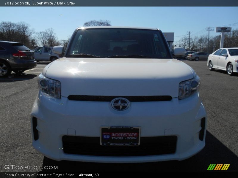 Super White / Dark Gray 2012 Scion xB