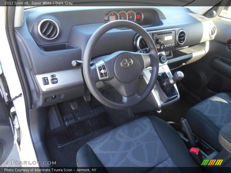 Super White / Dark Gray 2012 Scion xB