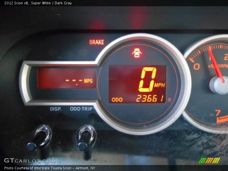 Super White / Dark Gray 2012 Scion xB