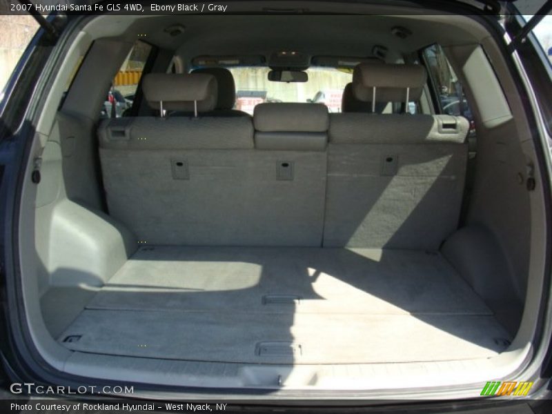 Ebony Black / Gray 2007 Hyundai Santa Fe GLS 4WD