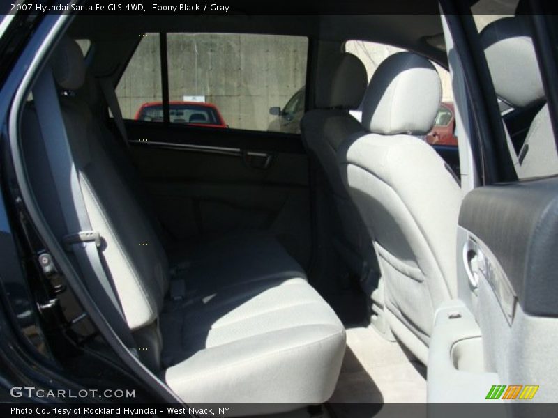 Ebony Black / Gray 2007 Hyundai Santa Fe GLS 4WD
