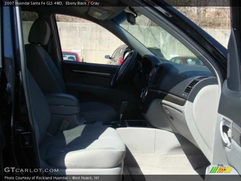 Ebony Black / Gray 2007 Hyundai Santa Fe GLS 4WD